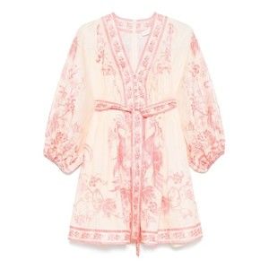 Zimmermann Lucky Plunge Mini Dress - NWT